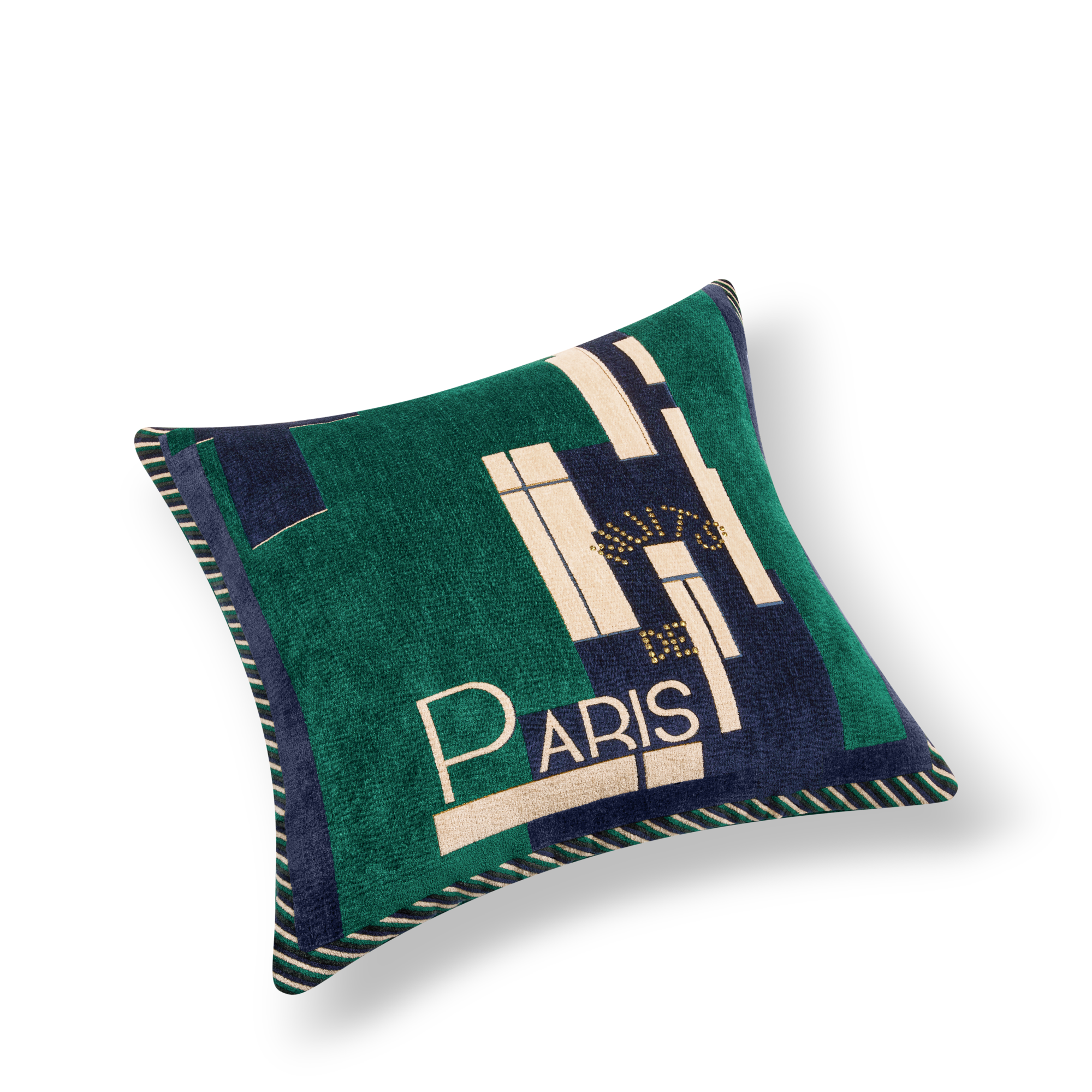 Nuits de Paris Cushion 50 x 50 - Trunks, Travel and Home - Home
